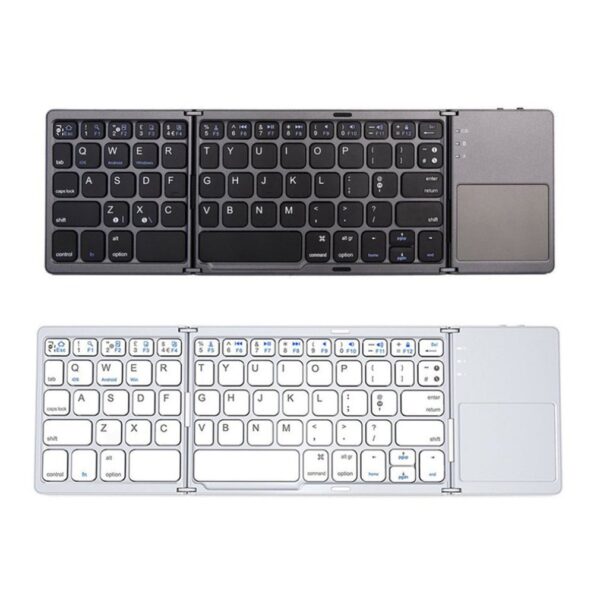 Bluetooth Foldable Wireless Keypad with Touchpad