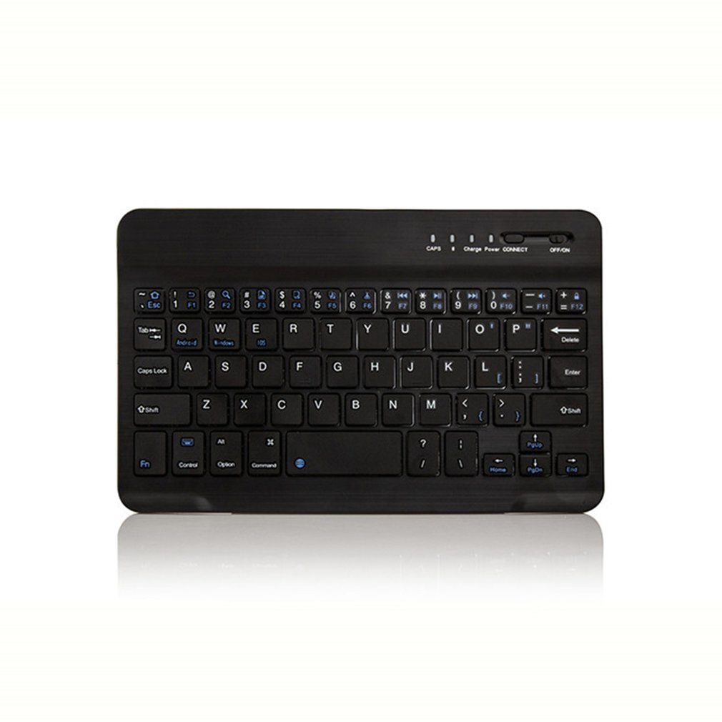 Ultra-thin mini blue wireless keyboard for computer 