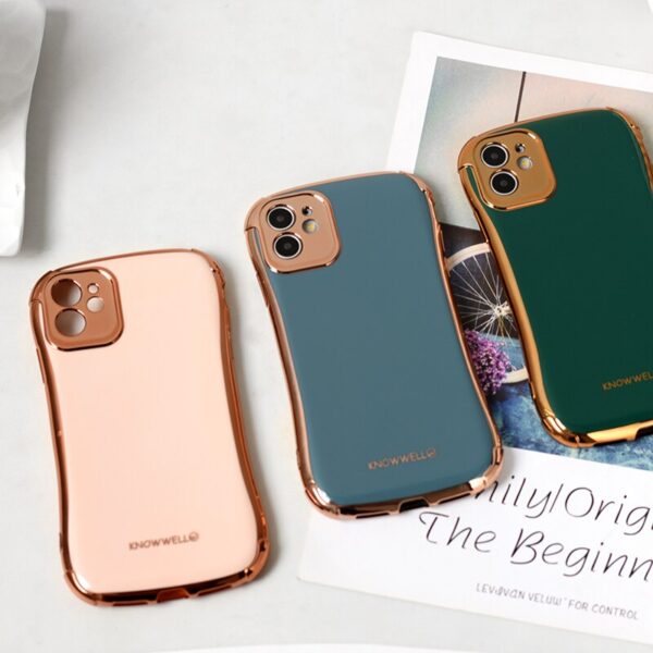 Electroplating small waist phone case for iPhone