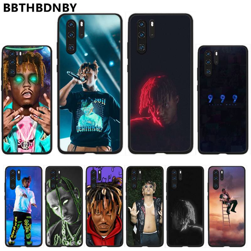 Juice WRLD Rapper Small juice Black Cell Phone Case For Huawei Y5 Y6 II Y7 Y9 PRIME 2018 2019 NOVA3E P20 PRO P10 Honor 10