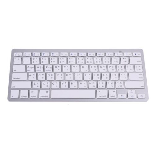 English Thai 78 Keys Wireless Bluetooth Keyboard