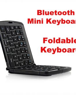 Bluetooth Foldable Mini Keyboard for Mobile Phone Tablet Pad Laptop Smart TV White Black Portable Keypad Windows Android IOS