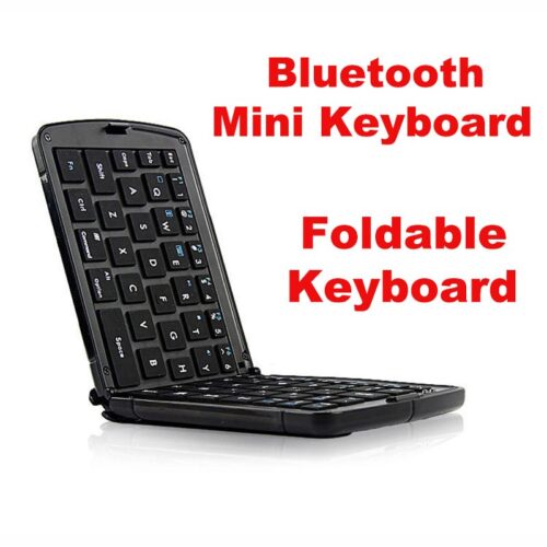 Bluetooth Foldable Mini Keyboard for Mobile Phone Tablet
