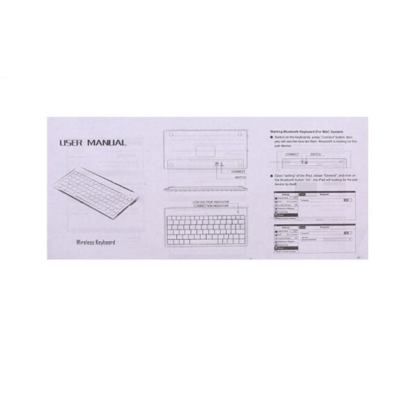 Bluetooth Keyboard for i-Pad Laptop Mac-book