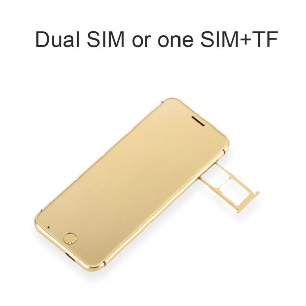 Mini Cellphone Anica A16 1.54" Credit Card Size Fone Dual SIM