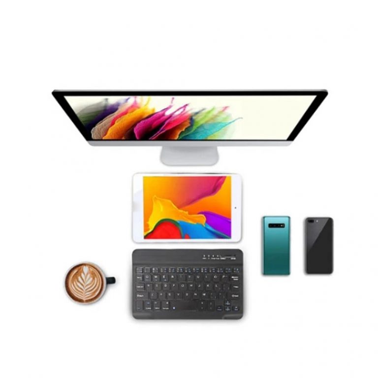 7 8 Inch Keyboard Mobile Phone Laptop For Ipad Keyboard Ultra-Thin Mini Blue Wireless Keyboard For Computer 3 7 8 Inch Keyboard Mobile Phone Laptop For Ipad Keyboard