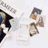 iPhone Style with Oil Painting Card Clear TPU Phone Case