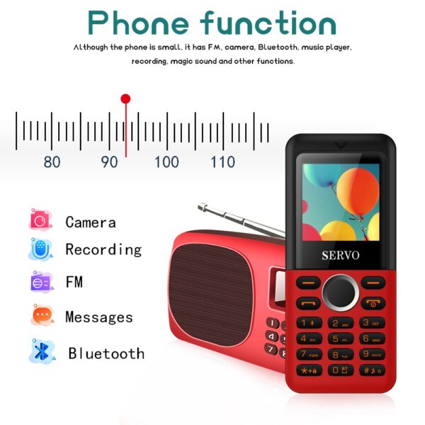 SERVO M25 HD mini Telephone bluetooth Dialer magic voice