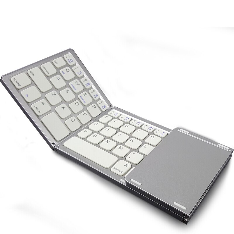 Mini Foldable Bluetooth keyboard with Touchpad For iPhone Huawei Samsung Lenovo Xiaomi Asus LG Mobile Phone wireless keyboard