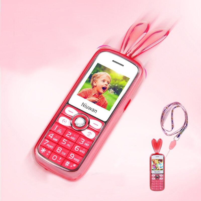 Lovely unlocked mini phone LED MP3 vibration Camera ​Speed dial cell phones child push-button telephone cheap small mobile phone