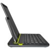 Logitech K480 Bluetooth Keyboard - Multi-Device Compatibility, Slim Design, Phone Holder Slot, Perfect for PC, Mac, Tablet, and Smartphone