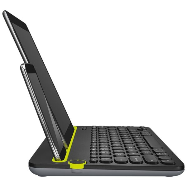 Logitech K480 Bluetooth Keyboard Mobile Mac Tablet Multi-Device thin Mini mute Keyboard with Phone Holder Slot for PC Laptop 2 Logitech K480 Bluetooth Keyboard - Multi-Device Compatibility, Slim Design, Phone Holder Slot, Perfect for PC, Mac, Tablet, and Smartphone