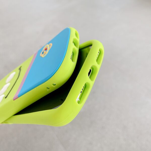 3D Cute Cartoon Alien Three Eyes Phone Case for iPhone XS 11 Pro Max