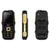 Mini Rugged Spare Mobile Phone For Outdoor Russian Key FM Radio Flashlight Power Bank Long Standby Small Cellphone