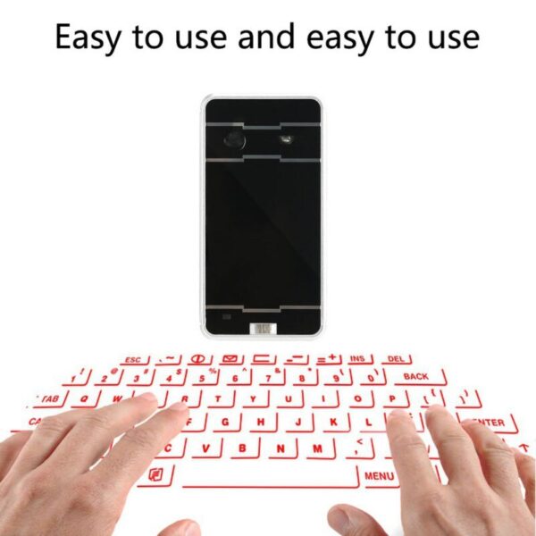 Wireless Portable Projection Keypad For Smartphone And Tablets