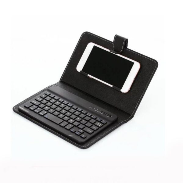 Portable PU Leather Wireless Keyboard Case for iPhone, Protective Mobile Phone
