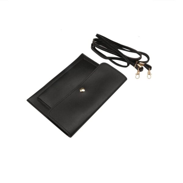 Mini Leather Crossbody Bag, Small Travel Phone Pouch Bag