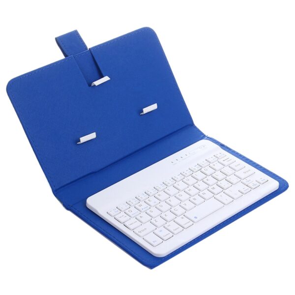 VOBERRY Mini Portable Leather Wireless Bluetooth Keyboard Portable Business Cortex Keyboard For Android Mobile Phone 819#2 2 Type Like a Pro – Mini Portable Bluetooth Keyboard with Leather Case for Android & iOS