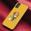 Cute Cartoon Small Girl Silicone Phone Cover For Samsung Galaxy S20