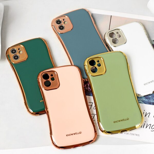 Electroplating small waist phone case for iPhone