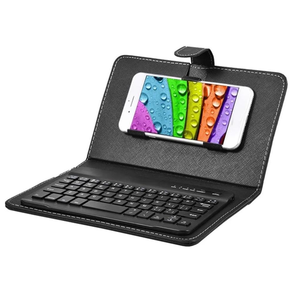 Bluetooth Keyboard phone Wireless Keyboard and phone Protective Cover Case For iPhone mobile cell phone IOS Android system