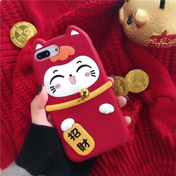 For iPhone XS max Lucky Cat Soft case for iphone 11 pro max