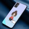 Cute Cartoon Small Girl Silicone Phone Cover For Samsung Galaxy S20