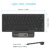 Wireless Bluetooth Lightweight Keyboard Tablet Mobile