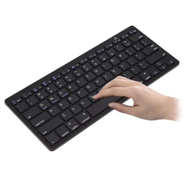 78Keys Mobile Phone Wireless Keyboard Bluetooth Mini Keyboard Tablet Keyboard For iPhone Samsang Andriod IOS Windows 2 Work Anywhere – 78-Key Bluetooth Mini Keyboard for iOS, Android & Windows