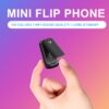 Ulcool F1 Mini Clamshell Mobile Phone 1.08" Single Sim