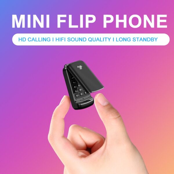 Ulcool F1 Mini Clamshell Mobile Phone 1.08" Single Sim