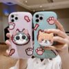 Cute Cartoon Cat And Dog Paw Phone Case For IPhone 11 Pro XS