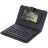 Type Like a Pro – Mini Portable Bluetooth Keyboard with Leather Case for Android & iOS