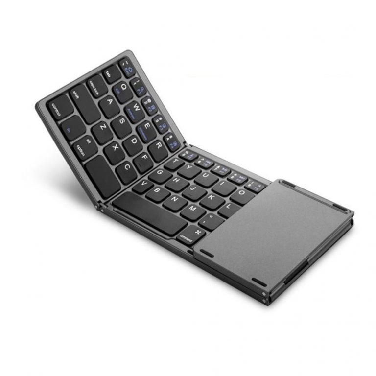 Bluetooth Foldable Wireless Keypad with Touchpad