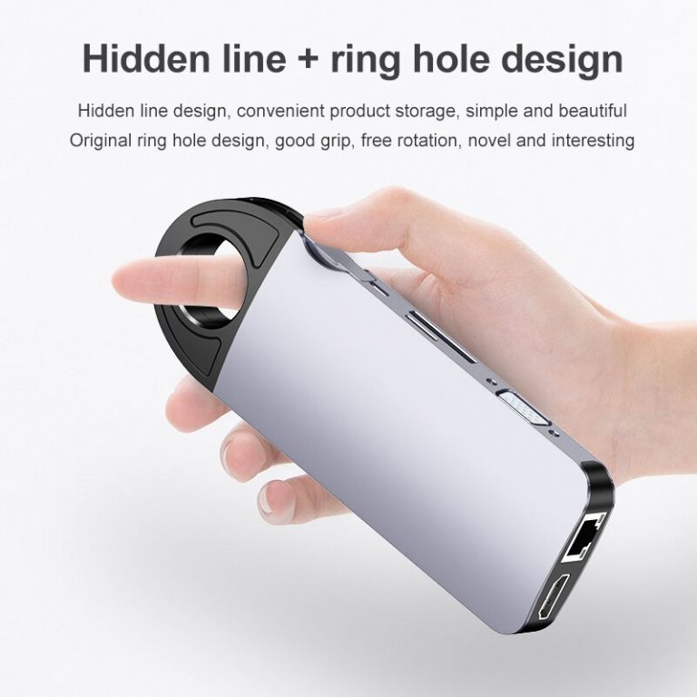 10 In 1 USB Hub For MacBook USB C To HDMI/VGA/RJ45