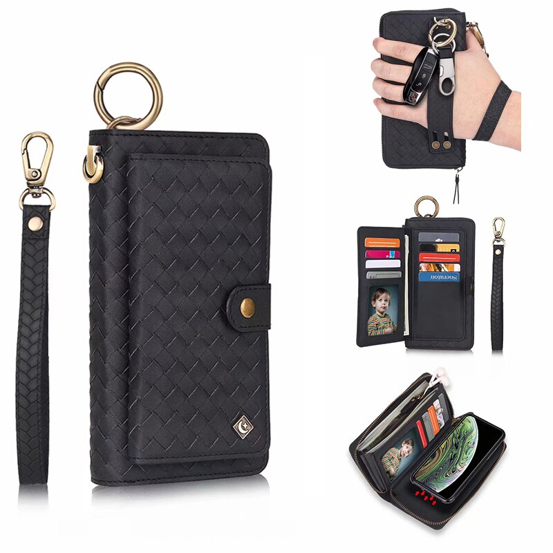 12 Card Holder Zipper Wallet Phone Case For iPhone 11 Pro