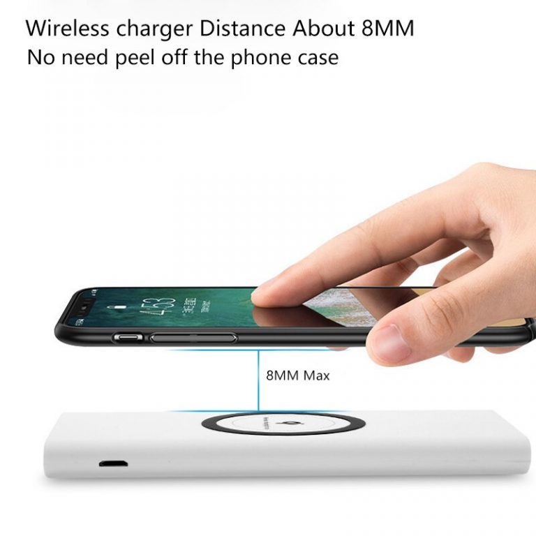 20000mAh Portable External Battery Power Bank Qi Wireless