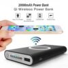 20000mAh Portable External Battery Power Bank Qi Wireless