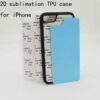 2D Sublimation Case For iPhone 11 12 Pro Max X Xr