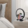 3 In 1 Table Desk Lamp Fast QI Wireless Charger Dock Station