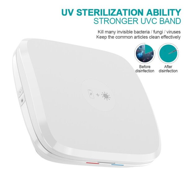 4 in 1 Wireless Charger UV Sterilizer Disinfection Box