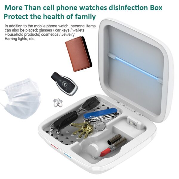 4 in 1 Wireless Charger UV Sterilizer Disinfection Box