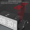 4in1 12V Smart Wireless Charger Fast For IPhone 6/7/8/X Mirror Projector