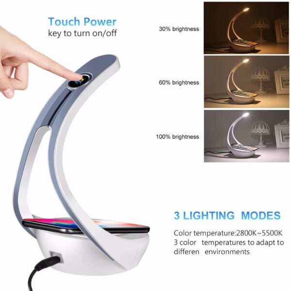 Ajustable Lamp Wireless Charger Qi Fast Charge Ajustable Lamp Wireless Charger Qi Fast Charge
