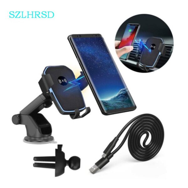 Car Mount Qi Wireless Charger For Samsung Galaxy S20 Ultra S20+ Car Mount Qi Wireless Charger For Samsung Galaxy S20 Ultra S20+