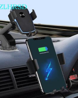 Car Mount Qi Wireless Charger For Samsung Galaxy S20 Ultra S20+