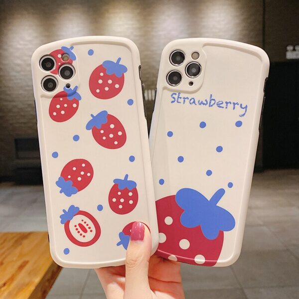 Case + stander For huawei P40 p30 p20 Cute Strawberry Case + stander For huawei P40 p30 p20 Cute Strawberry