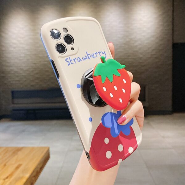 Case + stander For huawei P40 p30 p20 Cute Strawberry Case + stander For huawei P40 p30 p20 Cute Strawberry