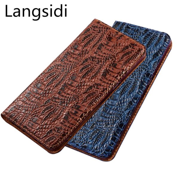 Cowhide Leather Phone Bag For iphone 12 Pro Max