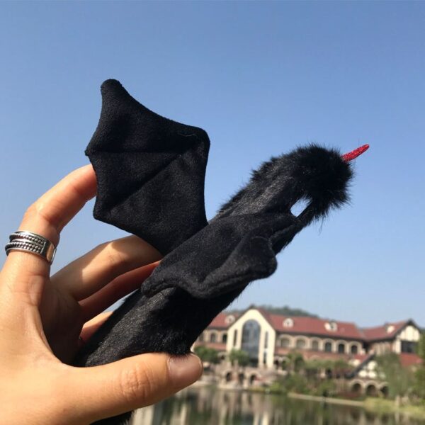 Cute fleece bat devil wing cellphone cases for iphone XS Max Xr